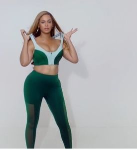 Adidas x Ivy Park MEDIUM SUPPORT ZIP BRA Green